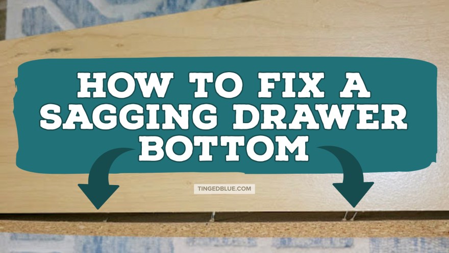 Reinforce a kitchen drawer bottom